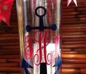 Personalized acrylic tumbler 16oz skinny with straw